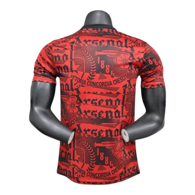 Arsenal 25/26 Pre-Match Shirt - Player Version (Black)