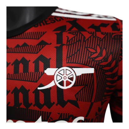 Arsenal 25/26 Pre-Match Shirt - Player Version (Black)