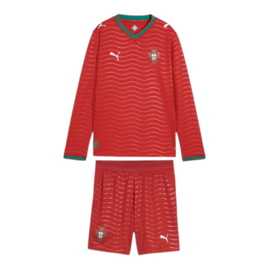 Conjunto Infantil Seleção Portugal Manga Larga 26-27 - Home
