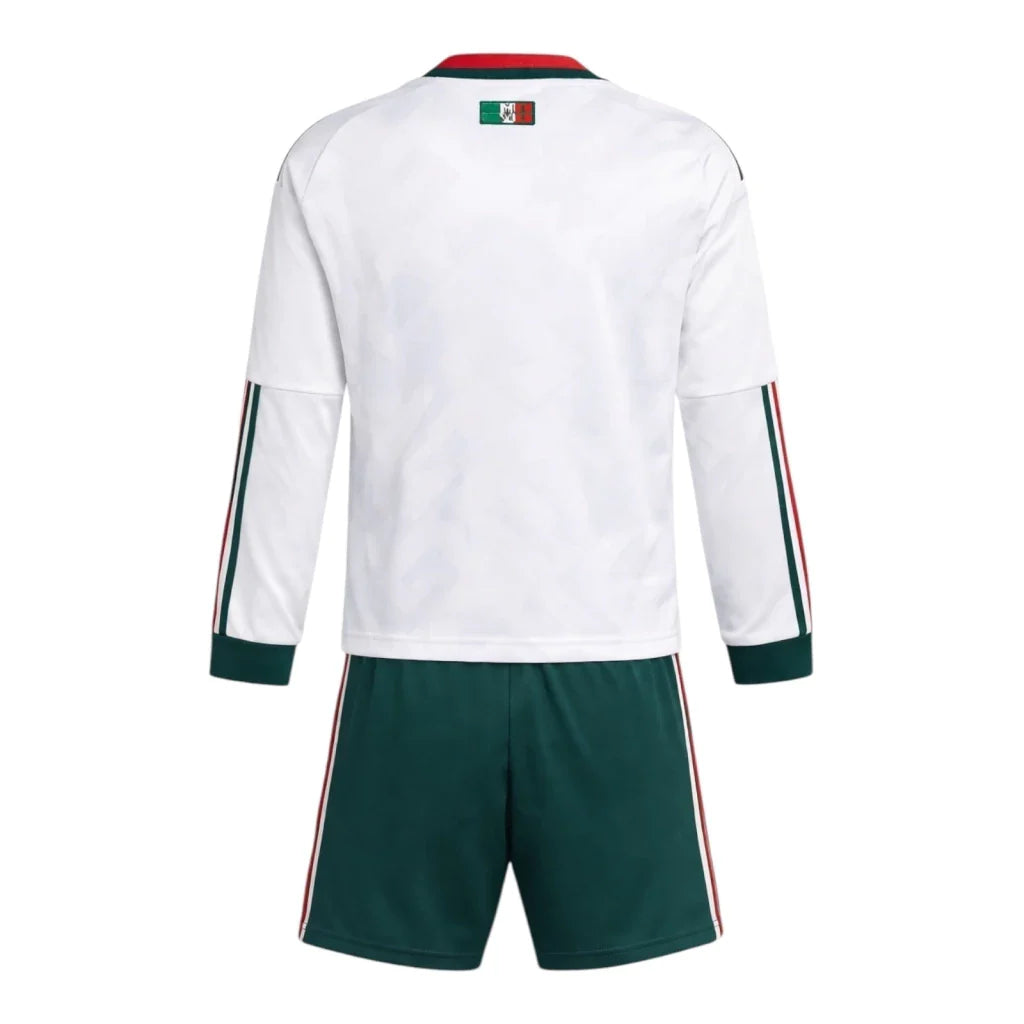 Kids Mexico 26/27 Long-Sleeve Away Kit