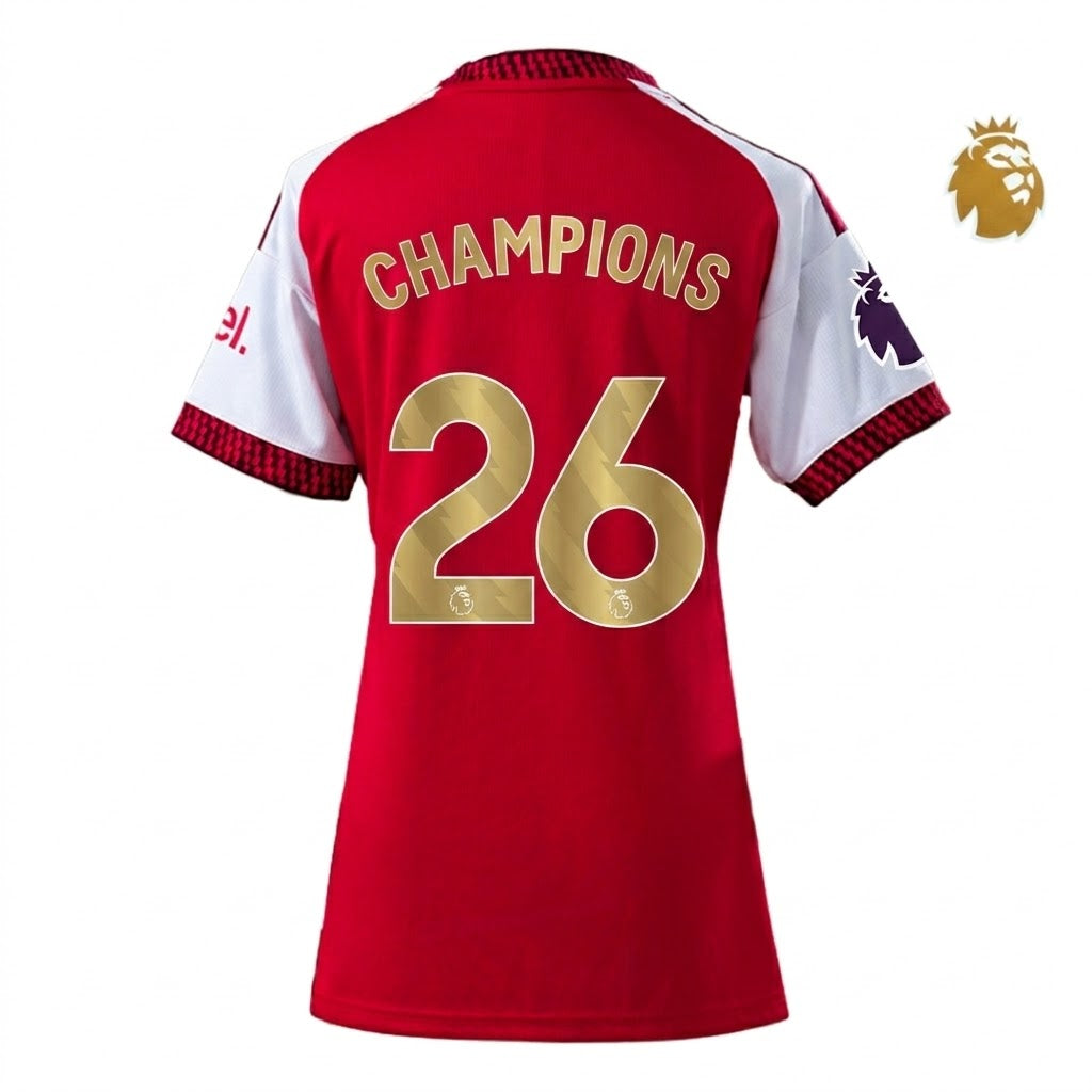 Arsenal “Champions 26” Women's Home Replica Shirt